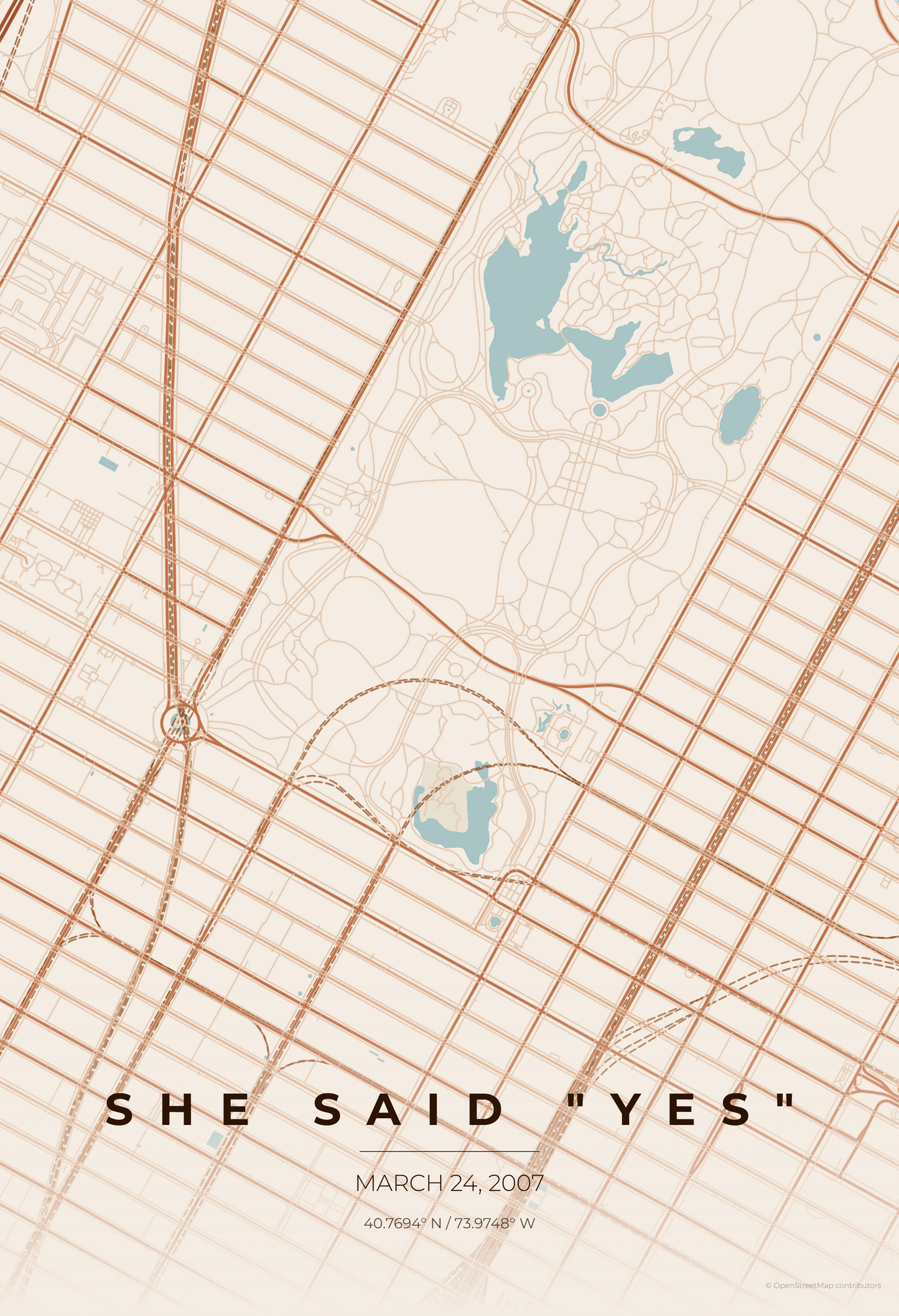 Custom Map Print